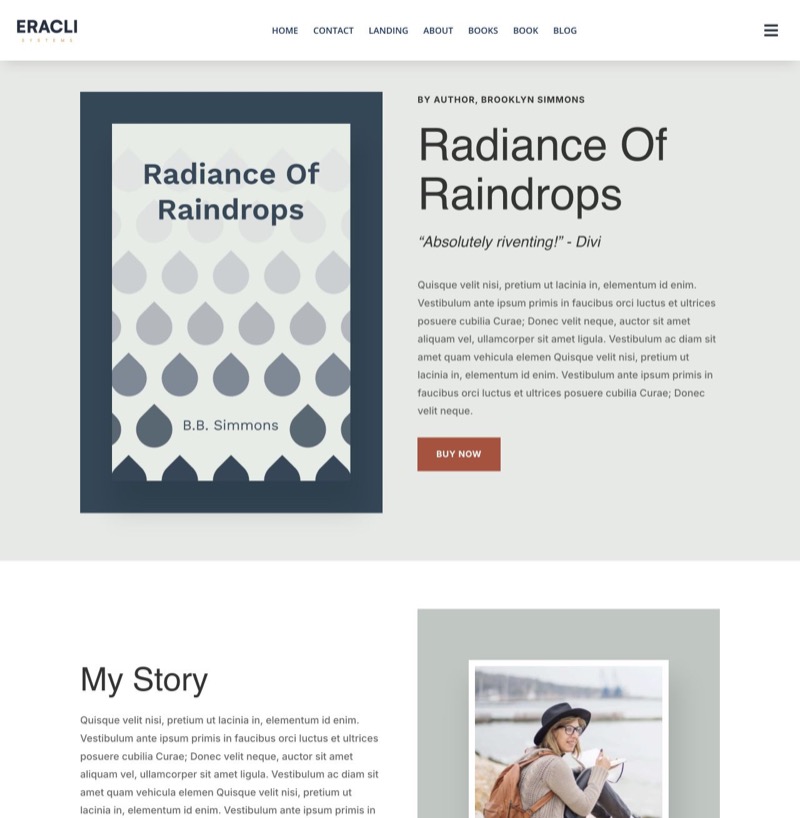 Eracli-Website-Demo: Bücher & Autoren