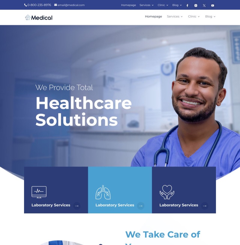 Eracli-Website-Demo: Gesundheit